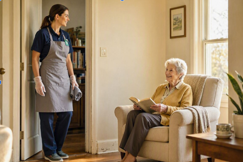 Aged care cleaning with care and respect