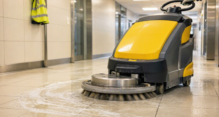 Industrial floor scrubbing and safety cleaning standards